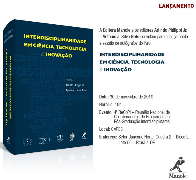 Interdisciplinaridade em Ciência, Tecnologia e Inovação